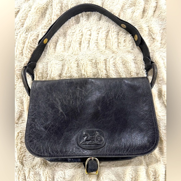 Vintage Céline Triomphe Maillon Leather Crossbody - Picture 1 of 15